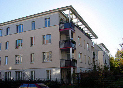 Wohn- und Gesch&auml;ftsh&auml;user Konrad-Wolf-Str. / Roedernstr., R&uuml;ckansicht